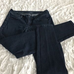 LOFT Dark denim jeans